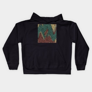 Nirmana Hypnosis Lineart Abstract Kids Hoodie